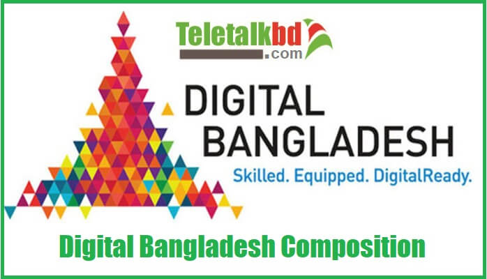 Digital Bangladesh Composition