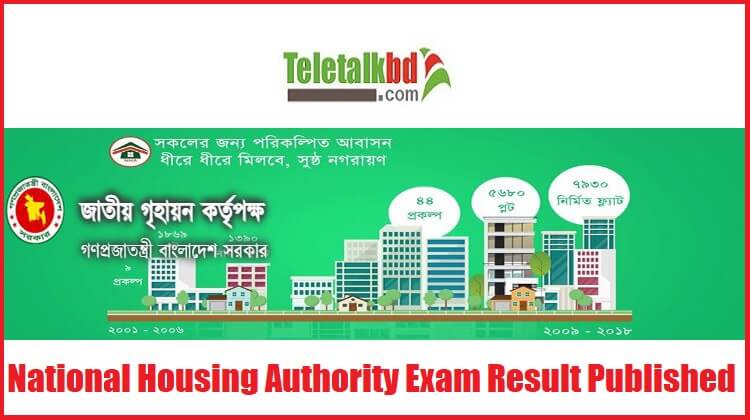 National Housing Authority Exam Result