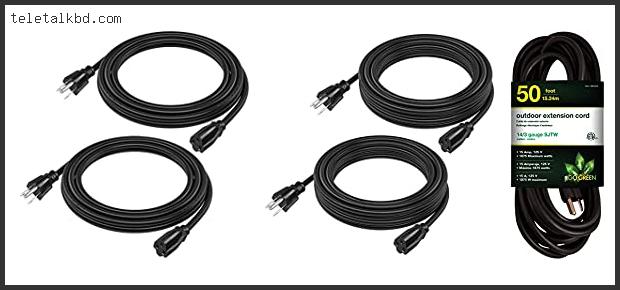 14 3 black extension cord