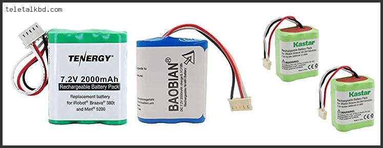 2000 mah nimh battery for braava 380t and mint 5200