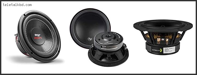 6 inch 4 ohm subwoofer