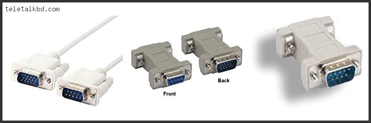 9 pin male to 15 pin male adapter
