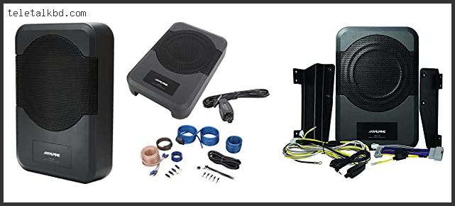 alpine 8 powered subwoofer system