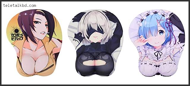 anime mousepad with wrist support