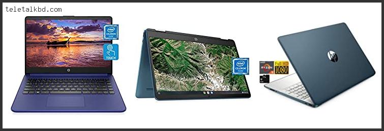 blue hp laptop touch screen