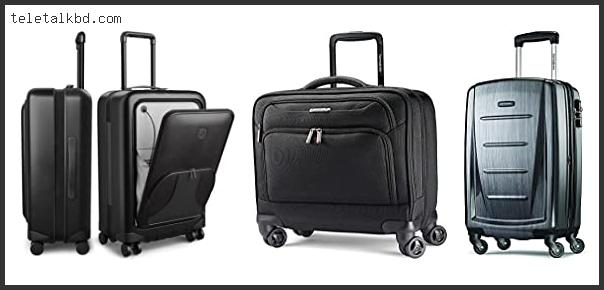 business suitcase with laptop compartment
