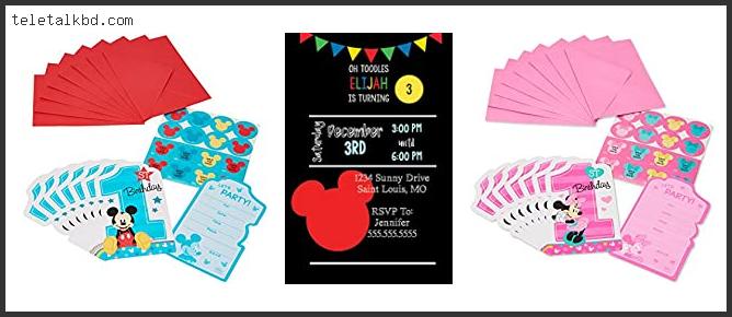 first birthday mickey mouse invitations