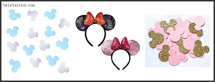 glitter mickey and minnie mouse