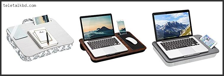 lap desk with phone holder