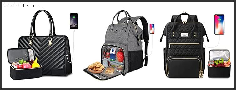 laptop bag and lunch bag