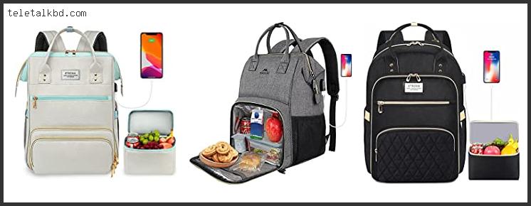 lunch box and laptop bag