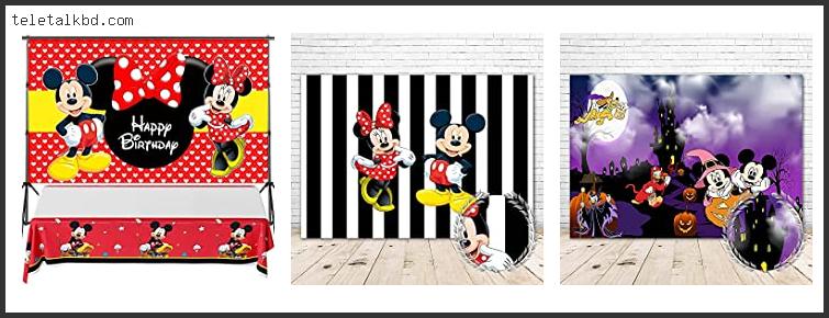 mickey and minnie mouse backdrop