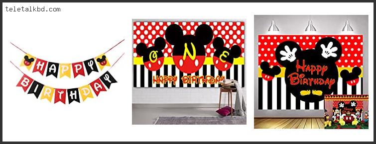 mickey mouse banners for birthdays