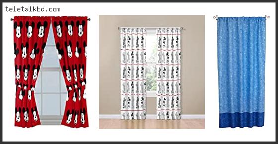 mickey mouse curtains for bedroom