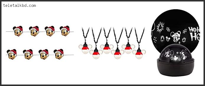 mickey mouse led string lights