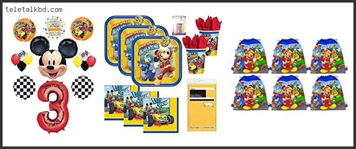 mickey mouse roadster party supplies