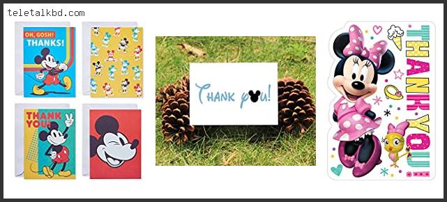 mickey mouse thank you cards