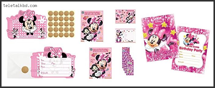 minnie mouse birthday party invitations