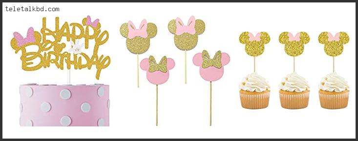 minnie mouse cake pink and gold
