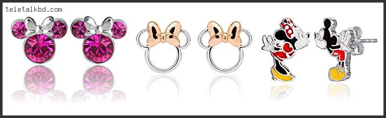 minnie mouse earrings sterling silver