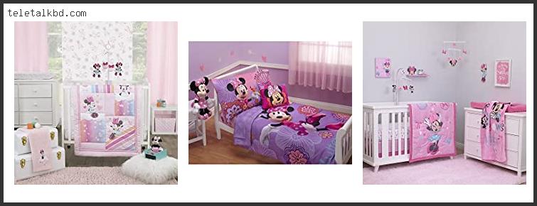minnie mouse mini crib bedding set