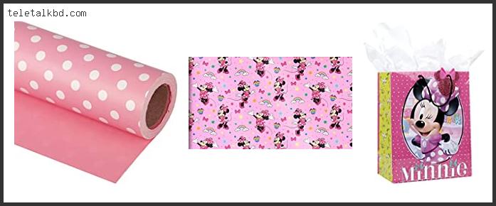 minnie mouse wrapping paper birthday