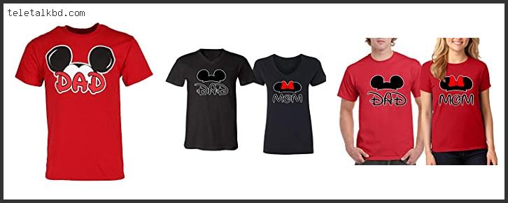 mom and dad mickey mouse shirts