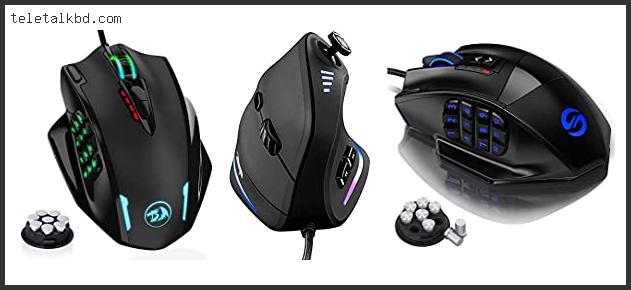 wired gaming mouse with side buttons